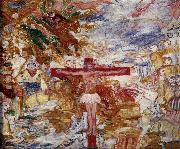 James Ensor Christ in Agony oil on canvas